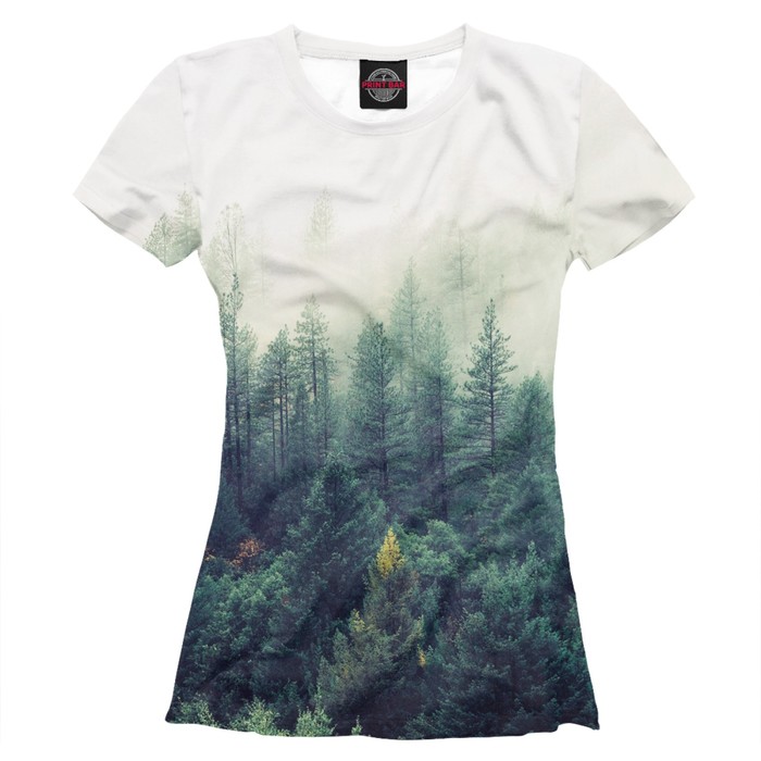 Футболка женская "Сибирский лес", размер XS PEY-677048