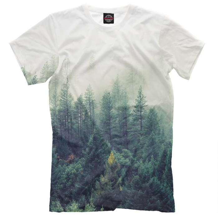 Футболка мужская "Сибирский лес", размер XL PEY-677048