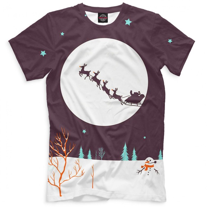 Футболка мужская "Новый Год", размер XXXL NOV-570970
