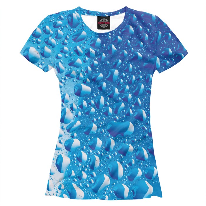Футболка женская "Капли воды", размер XL STI-271646