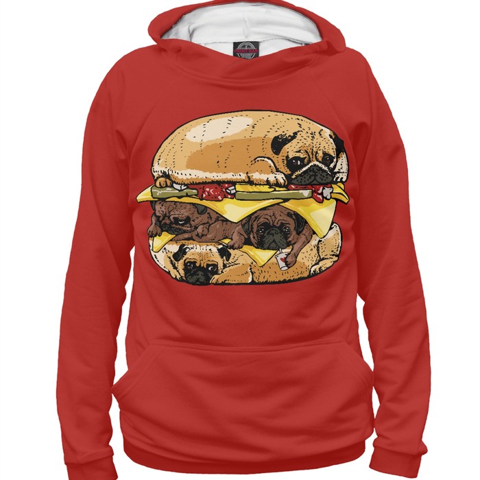 Худи мужское Dog Burger, размер XL EDA-946534