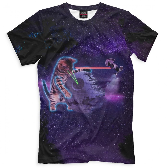 Футболка мужская "Звезда Смерти", размер 5XL ARC-742032