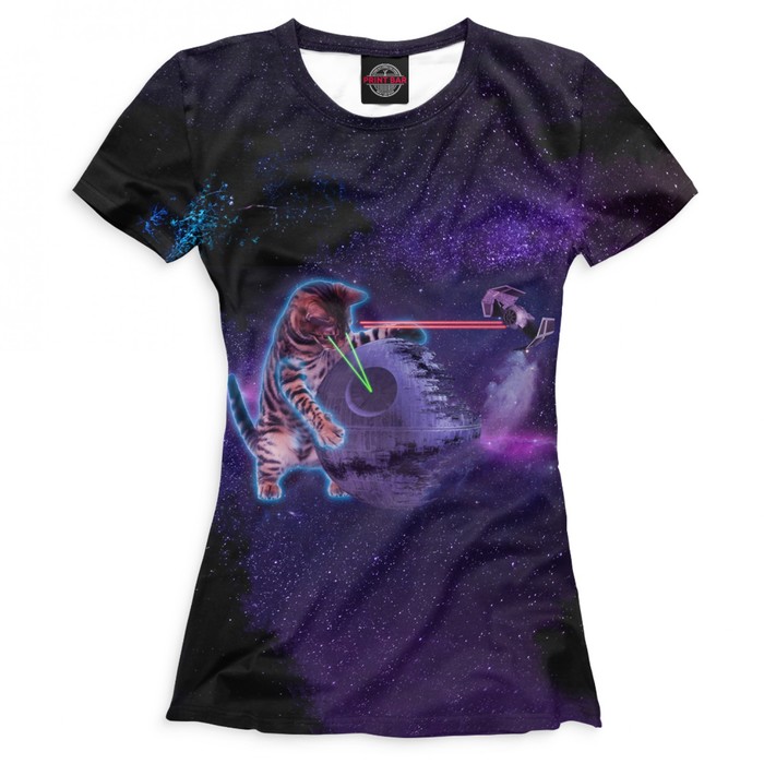 Футболка женская "Звезда Смерти", размер XXL ARC-742032