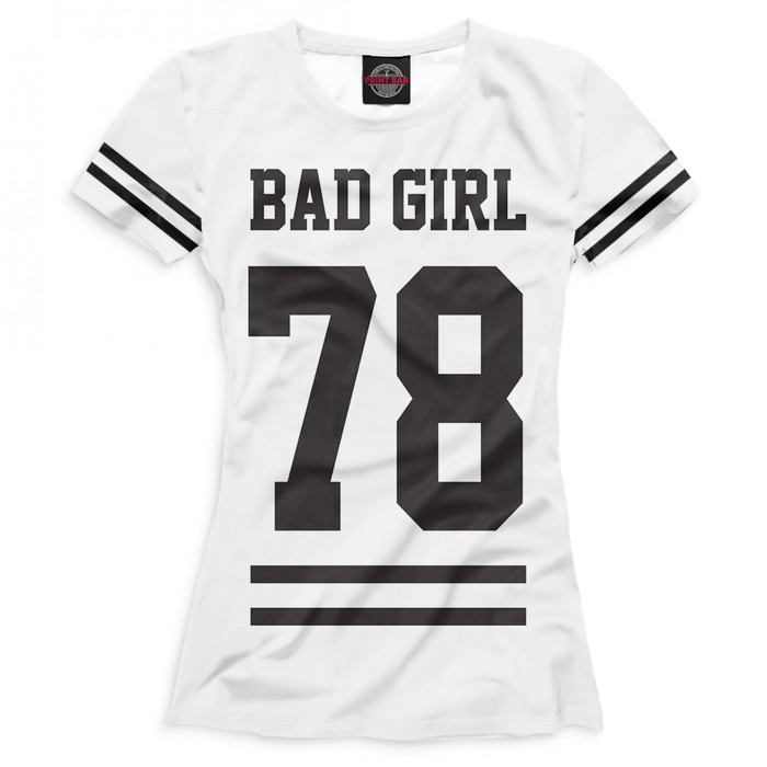 Футболка женская Bad Girl, размер 2XS NAD-607597