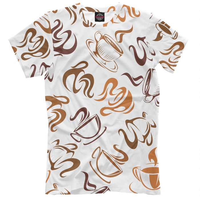 Футболка мужская "Кофейник", размер S EDA-700147