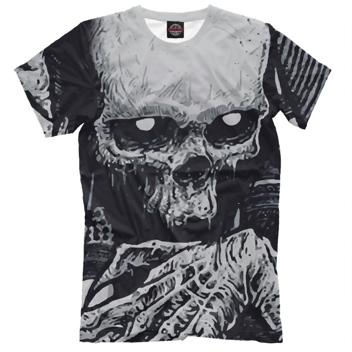 Футболка мужская "Череп", размер XXXL HAL-454635