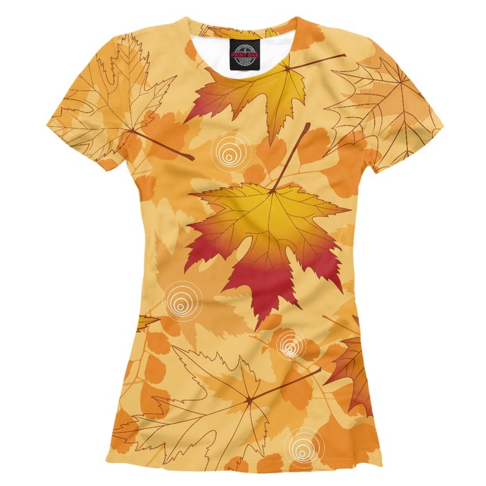 Футболка женская "Осенняя муза", размер 4XL APD-617753