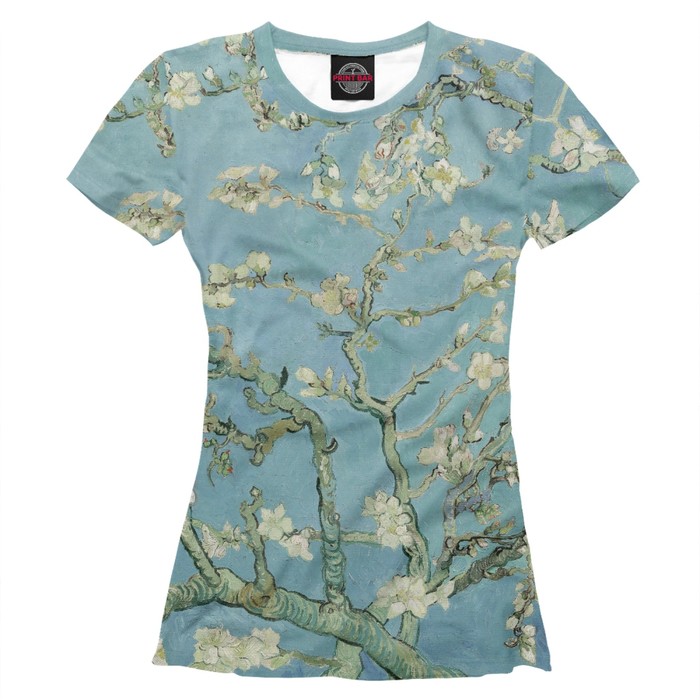 Футболка женская "Ван Гог", размер L GHI-561921