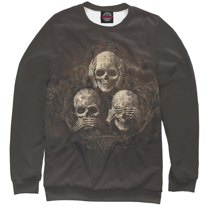 Свитшот женский "Черепа", размер 5XL APD-931668