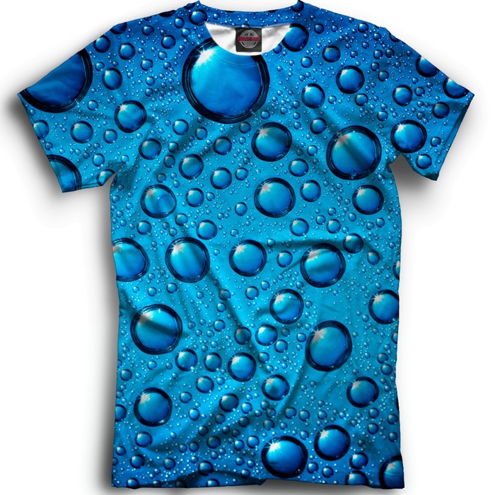 Футболка мужская "Капли", размер S MAC-138956