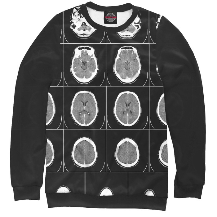 Свитшот женский "Компьютерная томография", размер 4XL VRC-167732