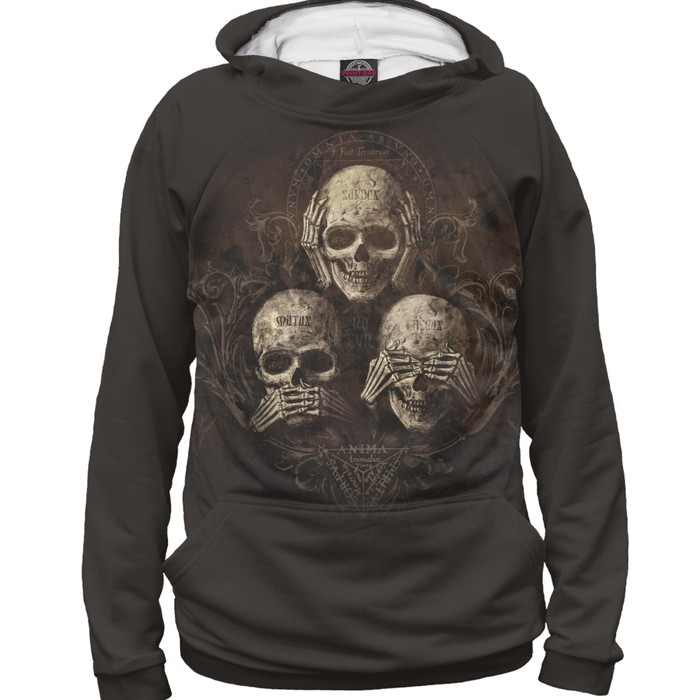 Худи мужское "Черепа", размер S APD-931668