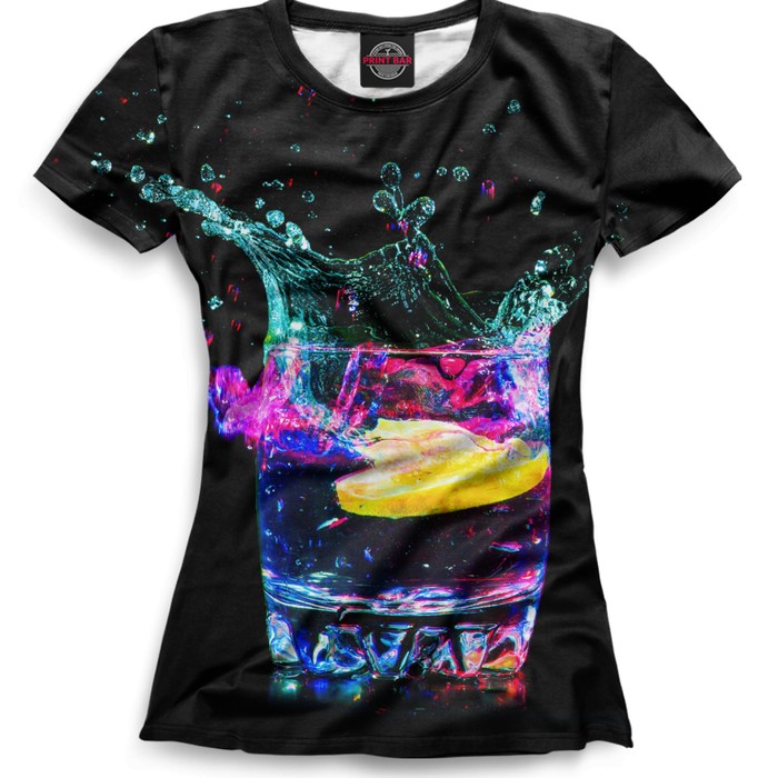 Футболка женская "Лимон", размер XL CLR-637159