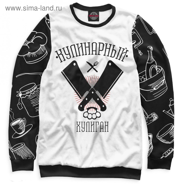 Свитшот женский Кулинарный хулиган размер 4XL 2768₽