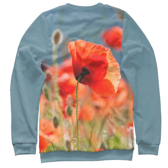 Свитшот женский "Маки", размер 5XL CVE-929600