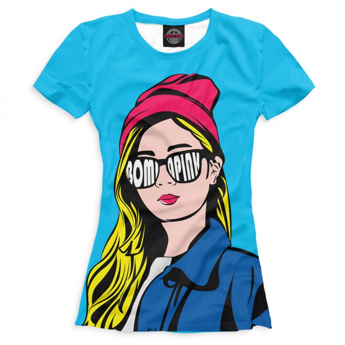 Футболка женская "Поп-арт", размер 4XL POP-787746