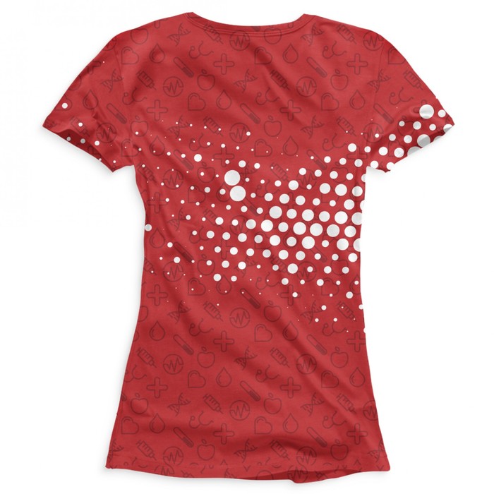 Футболка женская "Сердце", размер S VRC-834443