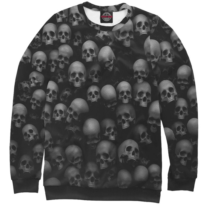 Свитшот женский "Черепа", размер XXL APD-776928