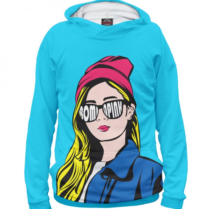 Худи женское "Поп-арт", размер XXL POP-787746