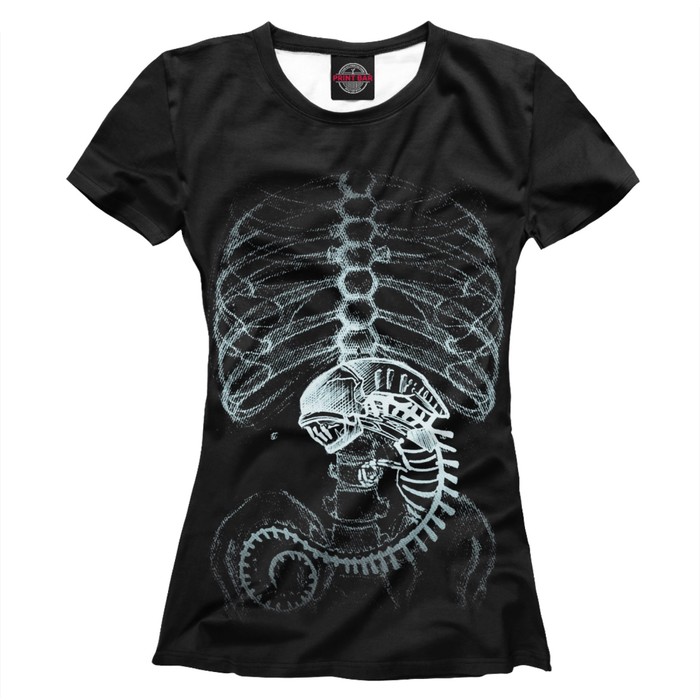 Футболка женская "Чужой", размер XL HAL-436467