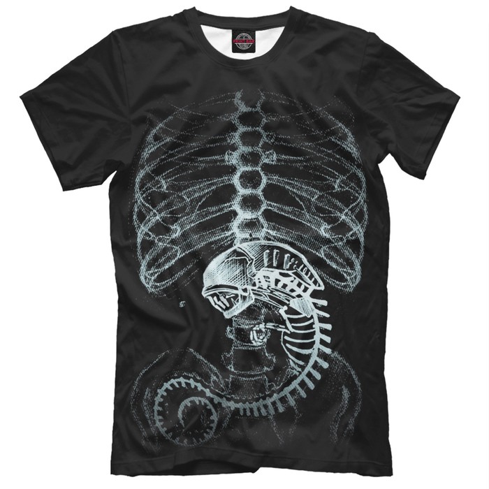 Футболка мужская "Чужой", размер L HAL-436467