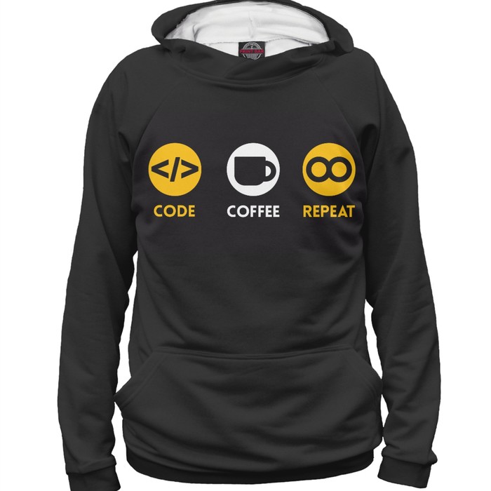 Худи мужское "Программист", размер 4XL ITT-770815