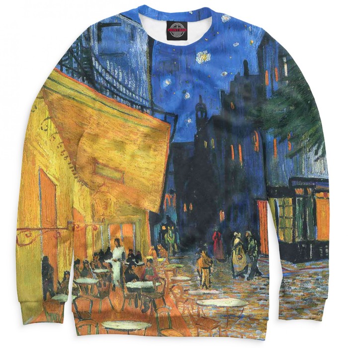 Свитшот мужской "Ночная терасса кафе", размер XL GHI-749427