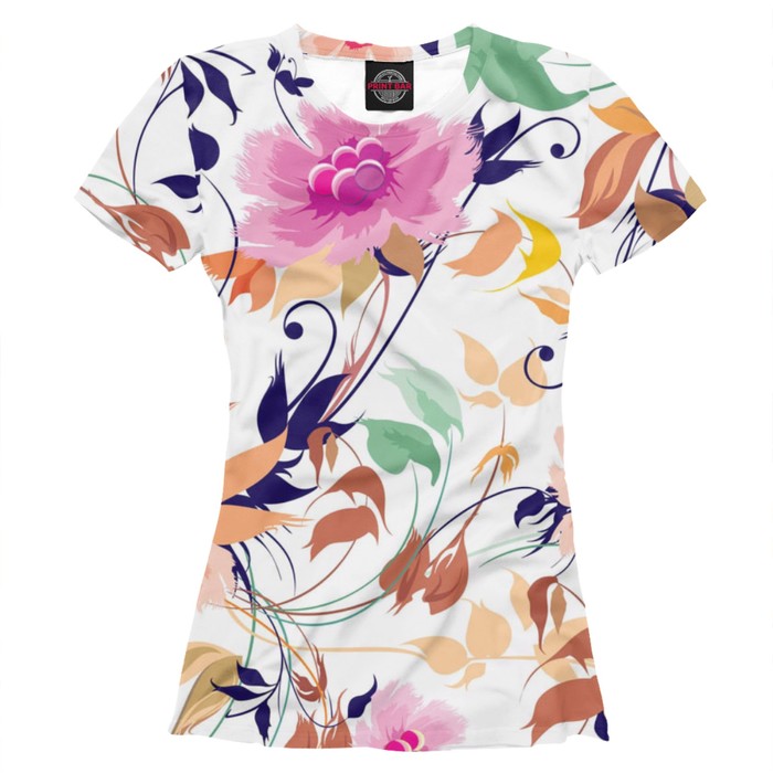 Футболка женская Flower, размер XXL CVE-176600