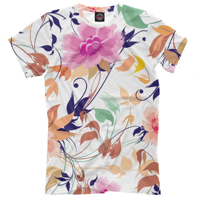 Футболка мужская Flower, размер M CVE-176600