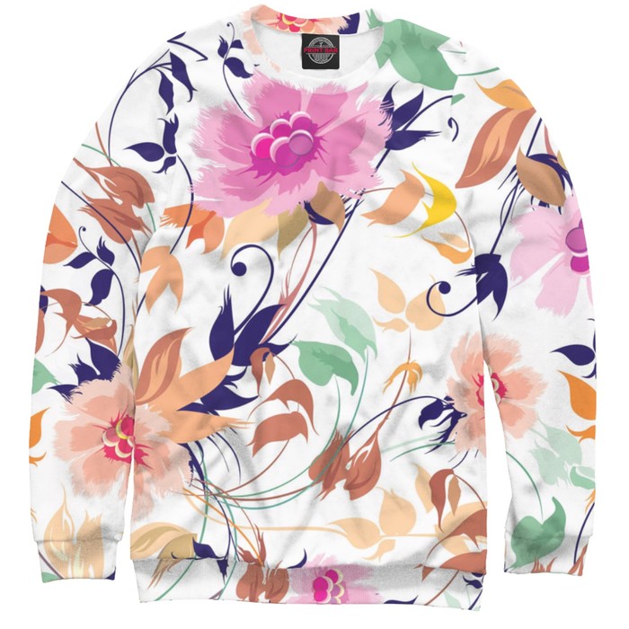 Свитшот женский Flower, размер XXXL CVE-176600