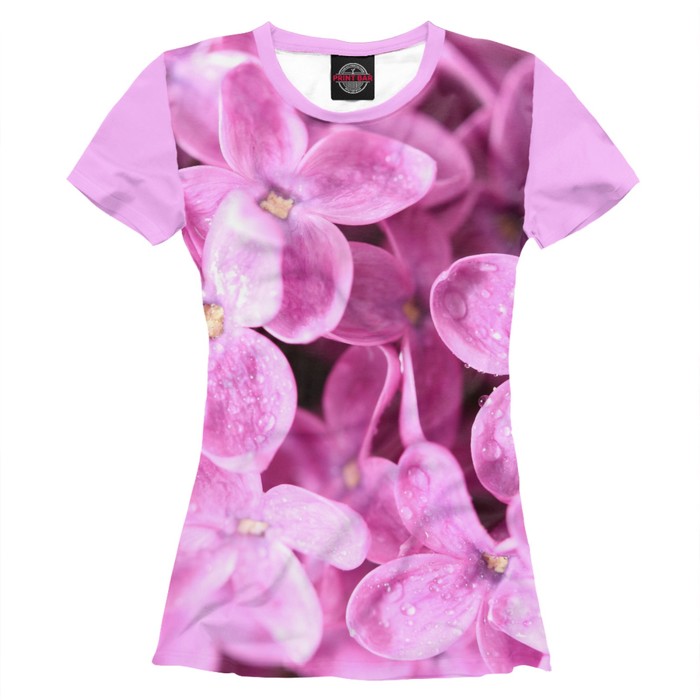 Футболка женская "Сирень", размер XXXL CVE-772613
