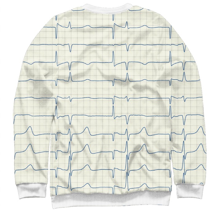 Свитшот женский "ЭКГ", размер 4XL VRC-130000