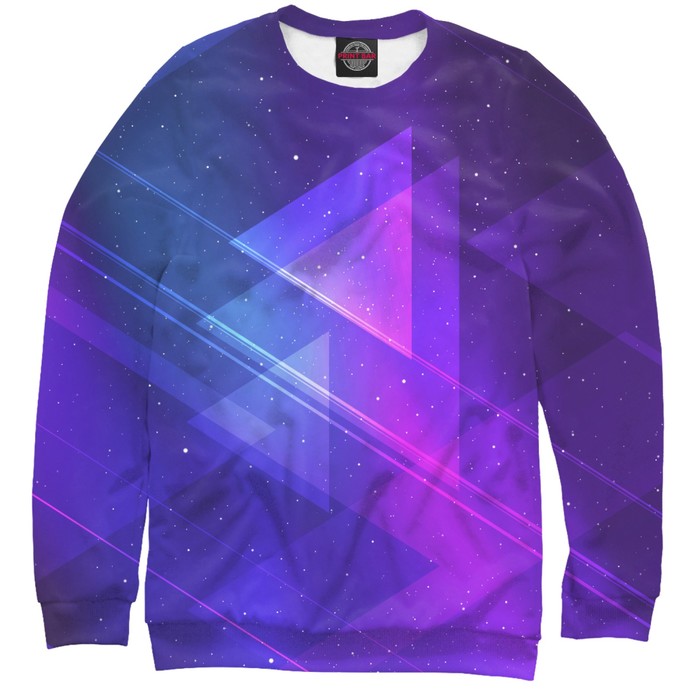 Свитшот женский "Абстракция space", размер XL ABS-232578