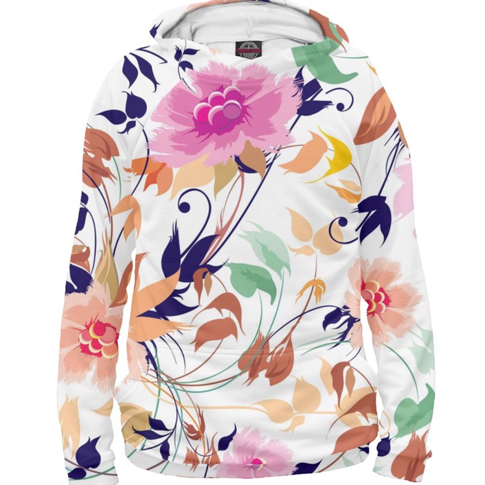 Худи женское Flower, размер 4XL CVE-176600