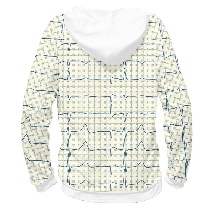Худи женское "ЭКГ", размер M VRC-130000
