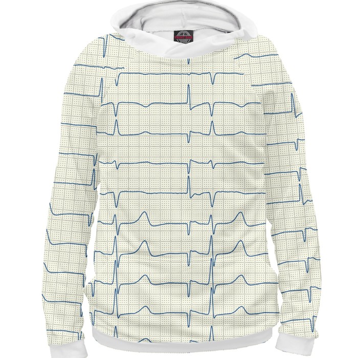 Худи женское "ЭКГ", размер XL VRC-130000