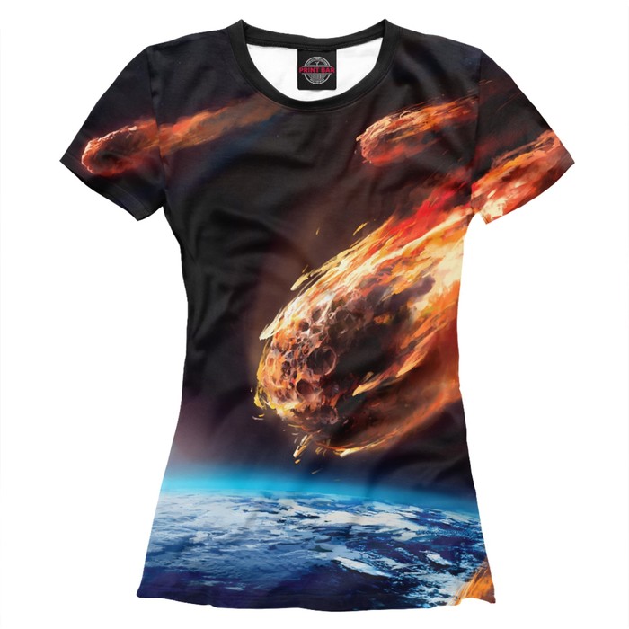 Футболка женская "Метеориты", размер 5XL STI-386884