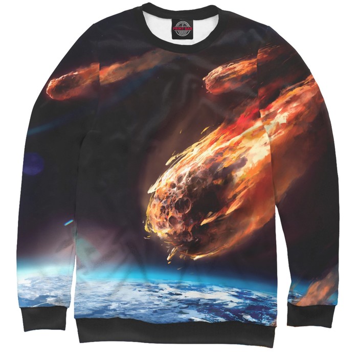 Свитшот женский "Метеориты", размер XXL STI-386884
