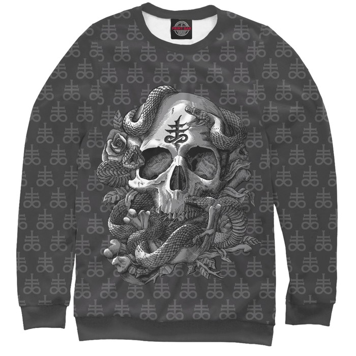 Свитшот женский Satan Skull, размер XS DAR-920486
