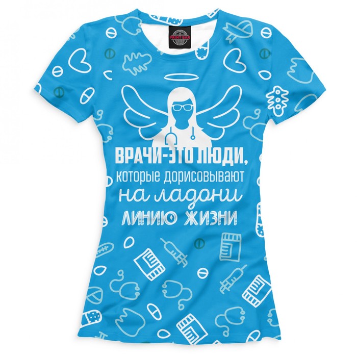Футболка женская "Врачи", размер S VRC-825385