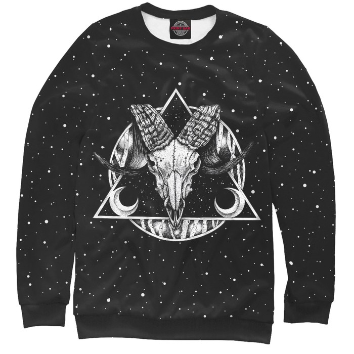 Свитшот женский "Демонический баран", размер XXL DAR-705284