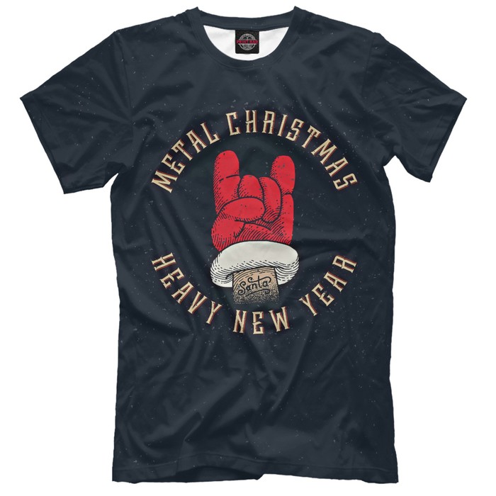 Футболка мужская Heavy New Year, размер 5XL NOV-956312