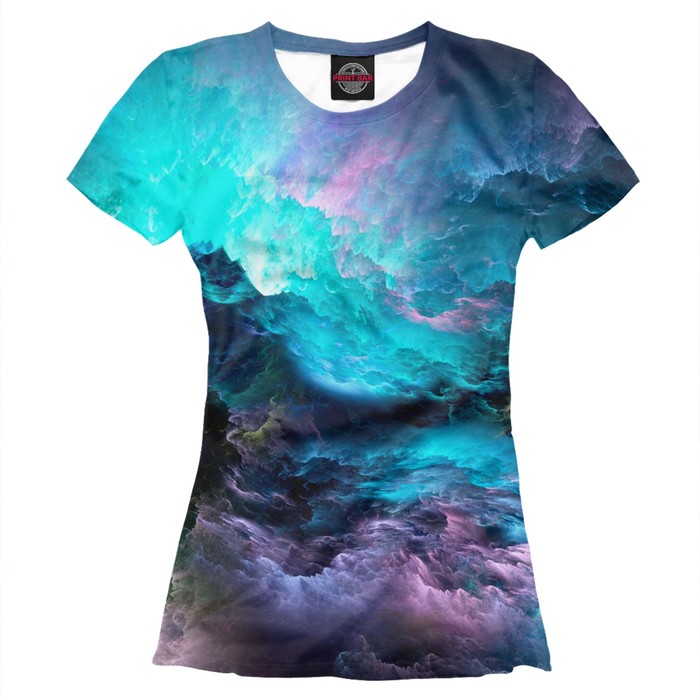 Футболка женская "Облака", размер L PEY-620793