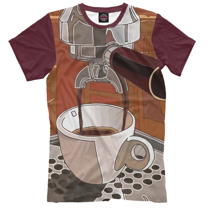 Футболка мужская "Кофе машина", размер XL BAR-242563