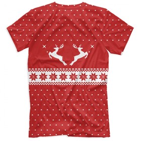 

Футболка мужская «Свитер с оленями», размер XL