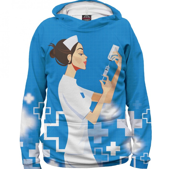 Худи мужское "Медсестра", размер XXL VRC-838874