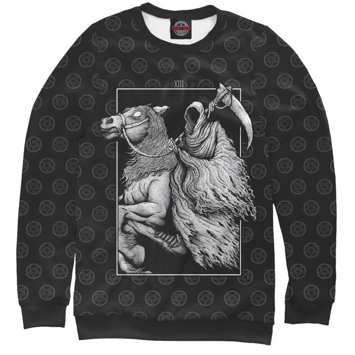 Свитшот женский "Рыцарь смерти", размер XL DAR-592047