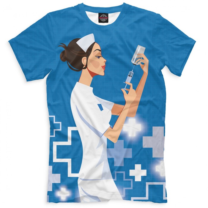 Футболка мужская "Медсестра", размер XXXL VRC-838874