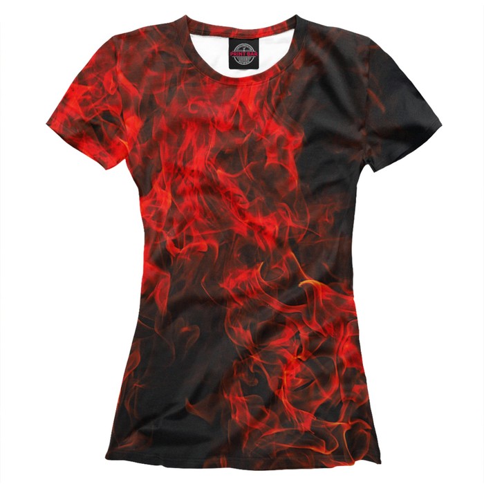 Футболка женская "В огне", размер S STI-219427