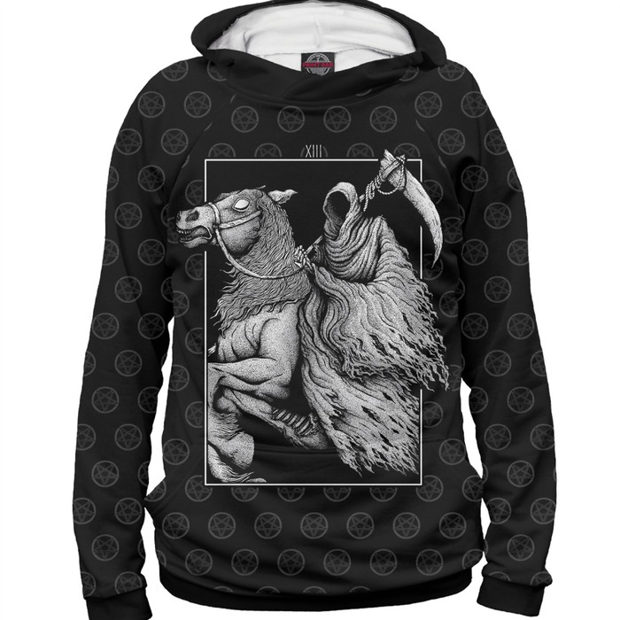 Худи женское "Рыцарь смерти", размер M DAR-592047